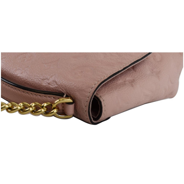 LOUIS VUITTON Blanche BB Empreinte Leather Shoulder Bag Rose Poudre