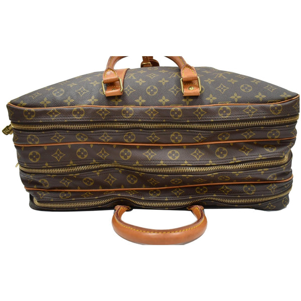 LOUIS VUITTON Sirius 50 Vintage Monogram Canvas Suitcase Travel Bag Brown