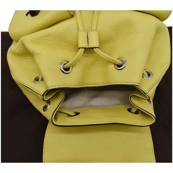 Gucci Bamboo Pebbled Leather Shoulder backpack for sale