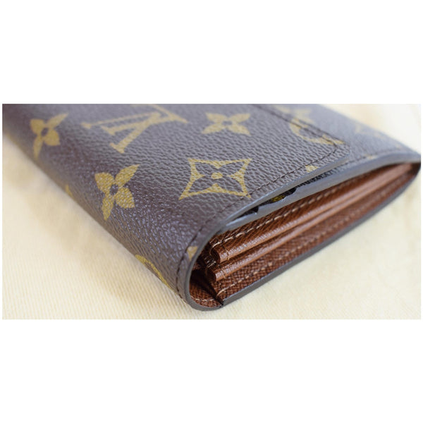 LOUIS VUITTON Monogram Canvas Sarah Wallet Brown