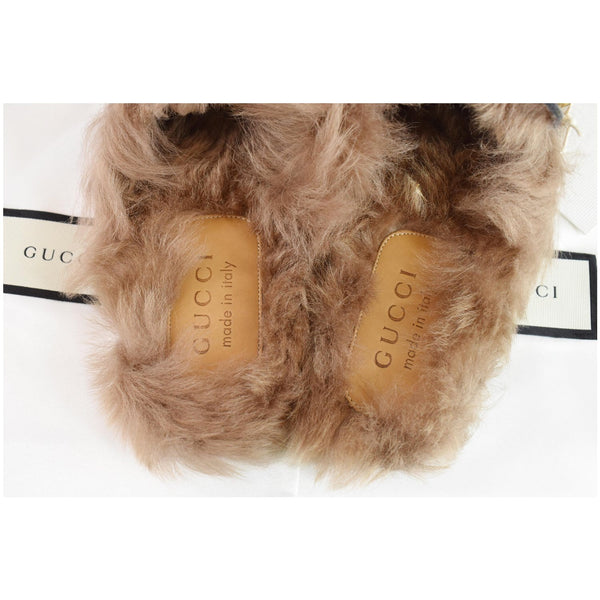 Gucci Princetown Skull Angel Fur Slipper US 7