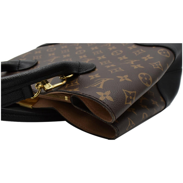 LOUIS VUITTON Flandrin Monogram Canvas Tote Shoulder Bag Brown