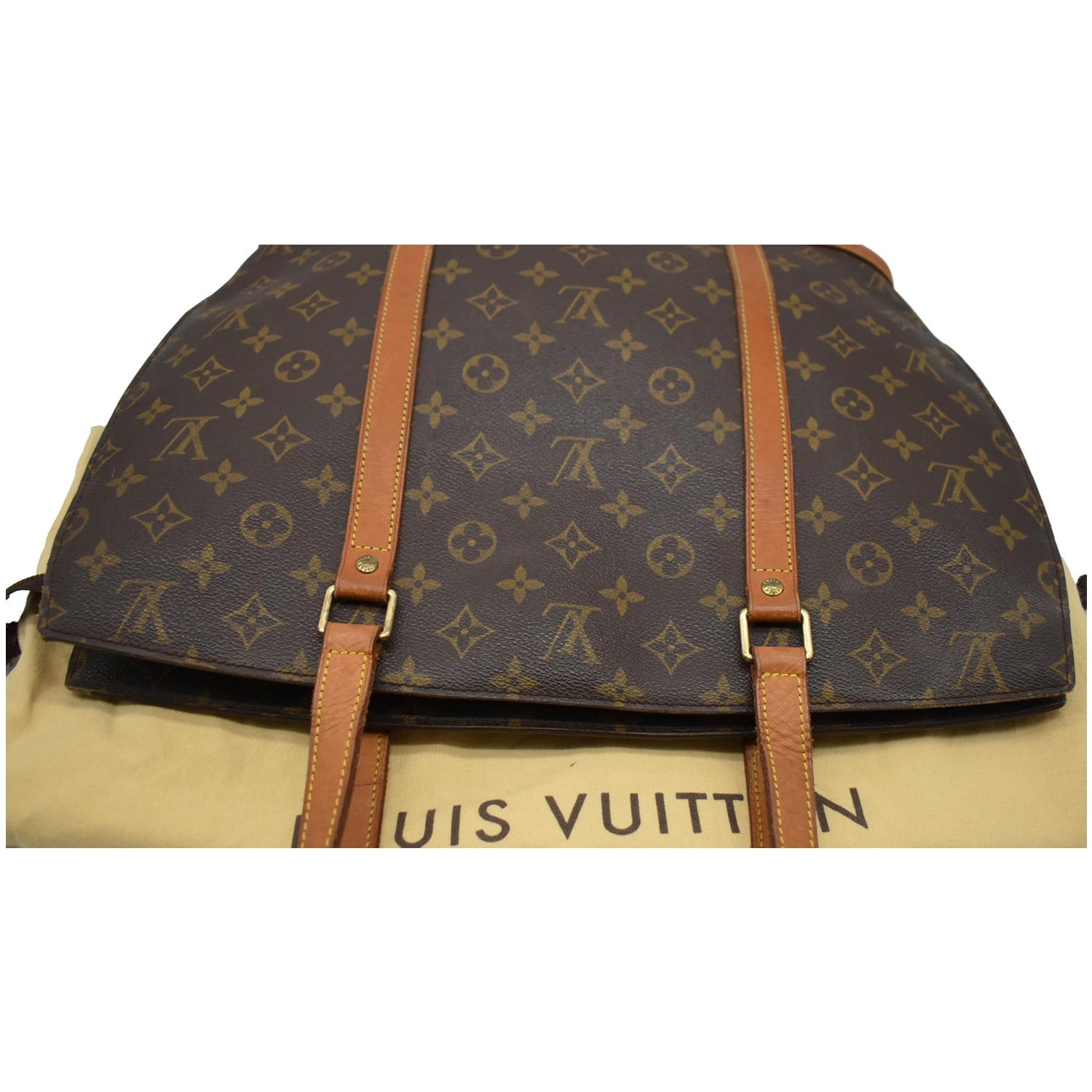 Vintage LOUIS VUITTON Monogram Babylone Leather Tote Bag Double Handle  France