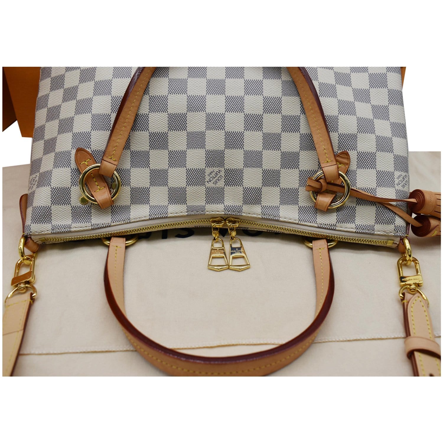 Louis Vuitton Damier Azur Lymington - White Handle Bags, Handbags -  LOU781655