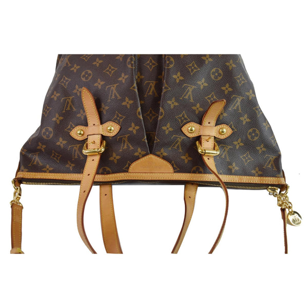 LOUIS VUITTON Palermo GM Monogram Canvas Tote Shoulder Bag Brown