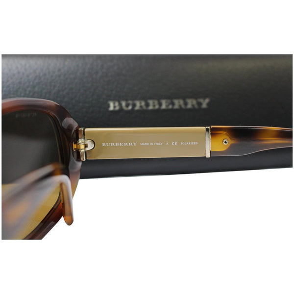 BURBERRY Nova Check B4159 Polarized Sunglasses Havana