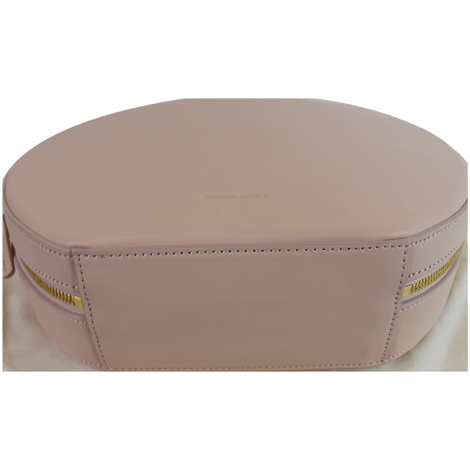 MANSUR GAVRIEL Large Circle Leather Tote Bag Pink - 25% OFF