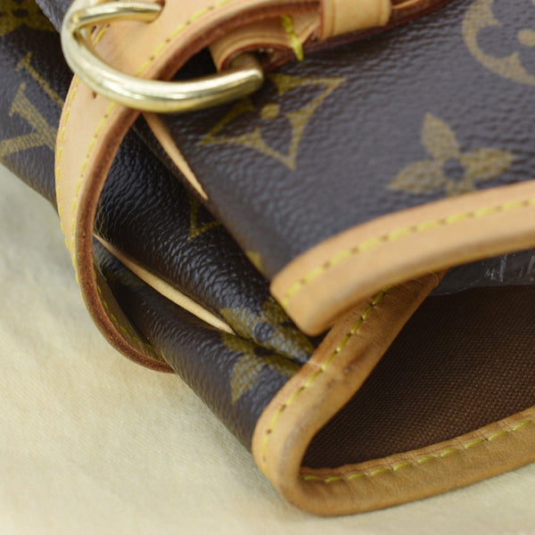 LOUIS VUITTON Batignolles Horizontal Monogram Canvas Shoulder Bag Brown