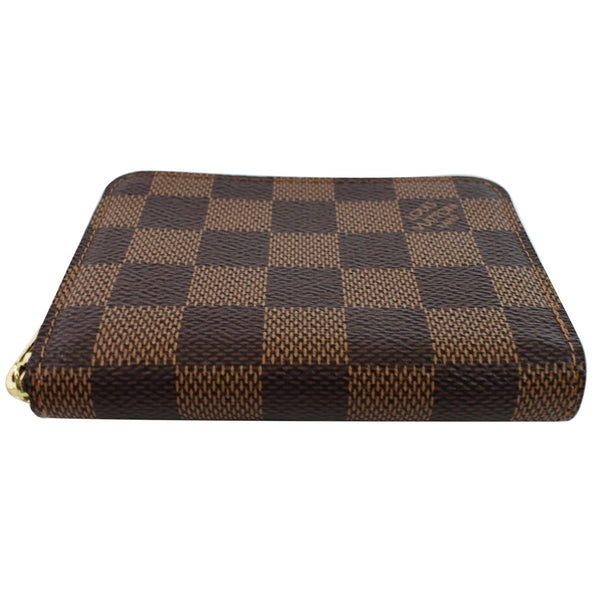 LOUIS VUITTON Damier Ebene Zippy Coin Purse Brown