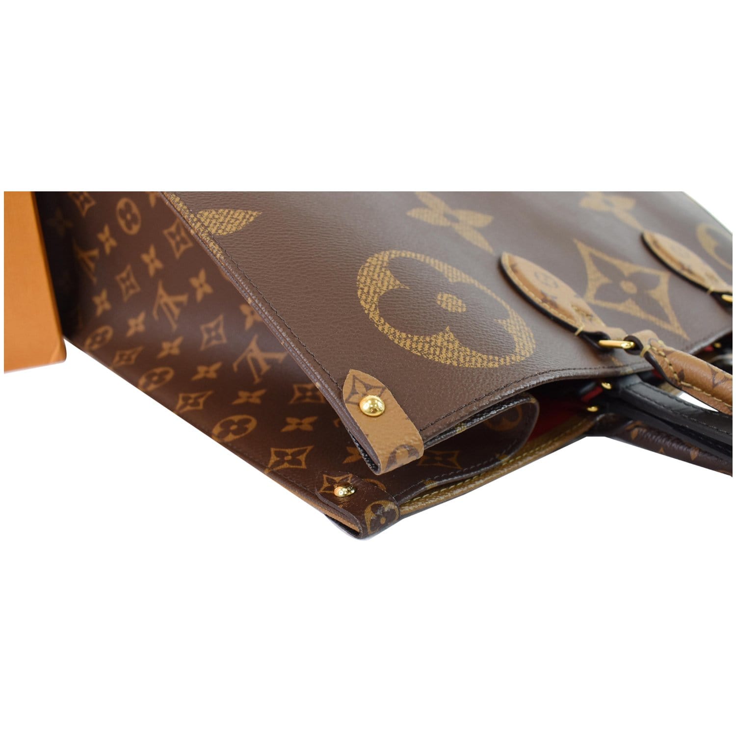 Louis Vuitton, Bags, Louis Vuitton Onthego Brown Reverse Monogram Tote