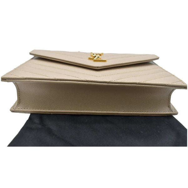 Yves Saint Laurent Matelasse Chevron Grain De Wallet