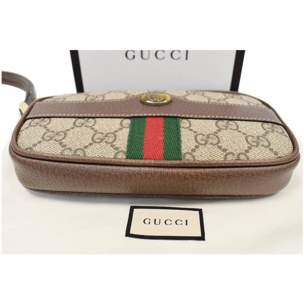 Gucci Ophidia GG Supreme Canvas Phone Case Wristlet - shop at DDH