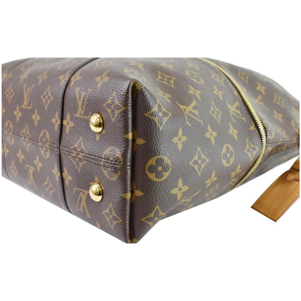 Louis Vuitton Melie Monogram Canvas Hobo Shoulder Bag - brass studs