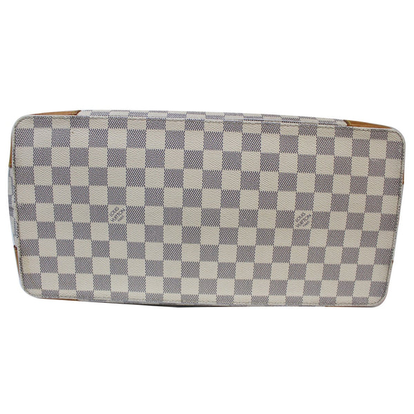 Louis Vuitton Hampstead PM Damier Azur bag white bottom