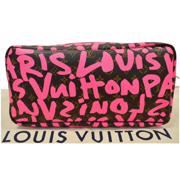 Louis Vuitton Neverfull GM Monogram Graffiti handbag bottom | DDH\