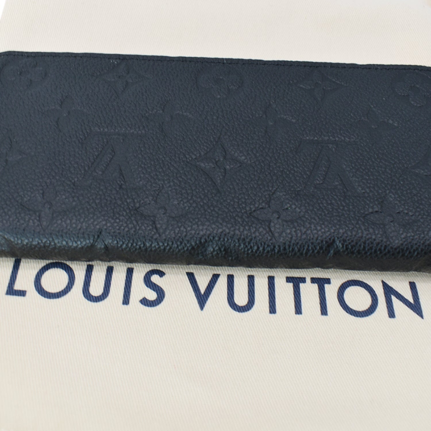 Clemence leather wallet Louis Vuitton Black in Leather - 20552385