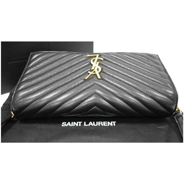 Yves Saint Laurent Kate 99 Chevron Leather Shoulder Bag - YSL logo