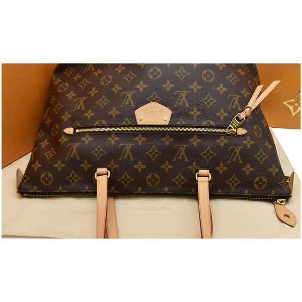 LOUIS VUITTON Iena MM Monogram Canvas Shoulder Bag Brown