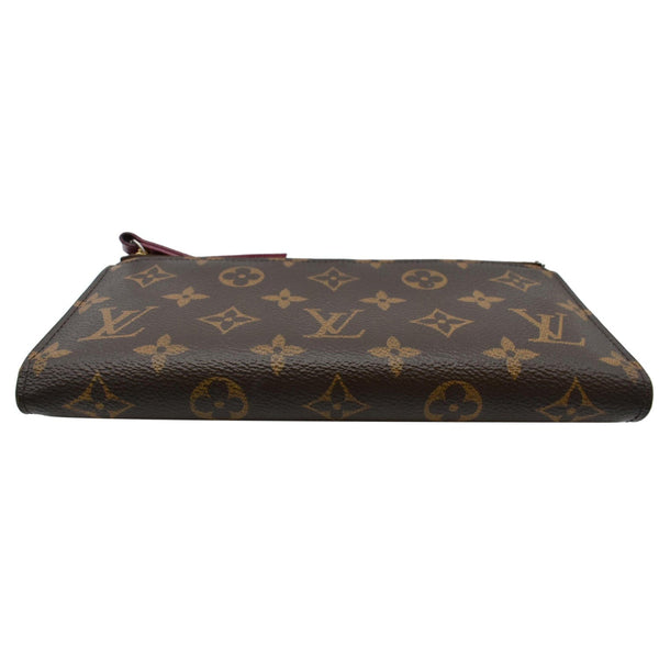 LOUIS VUITTON Adele Monogram Canvas Wallet Brown