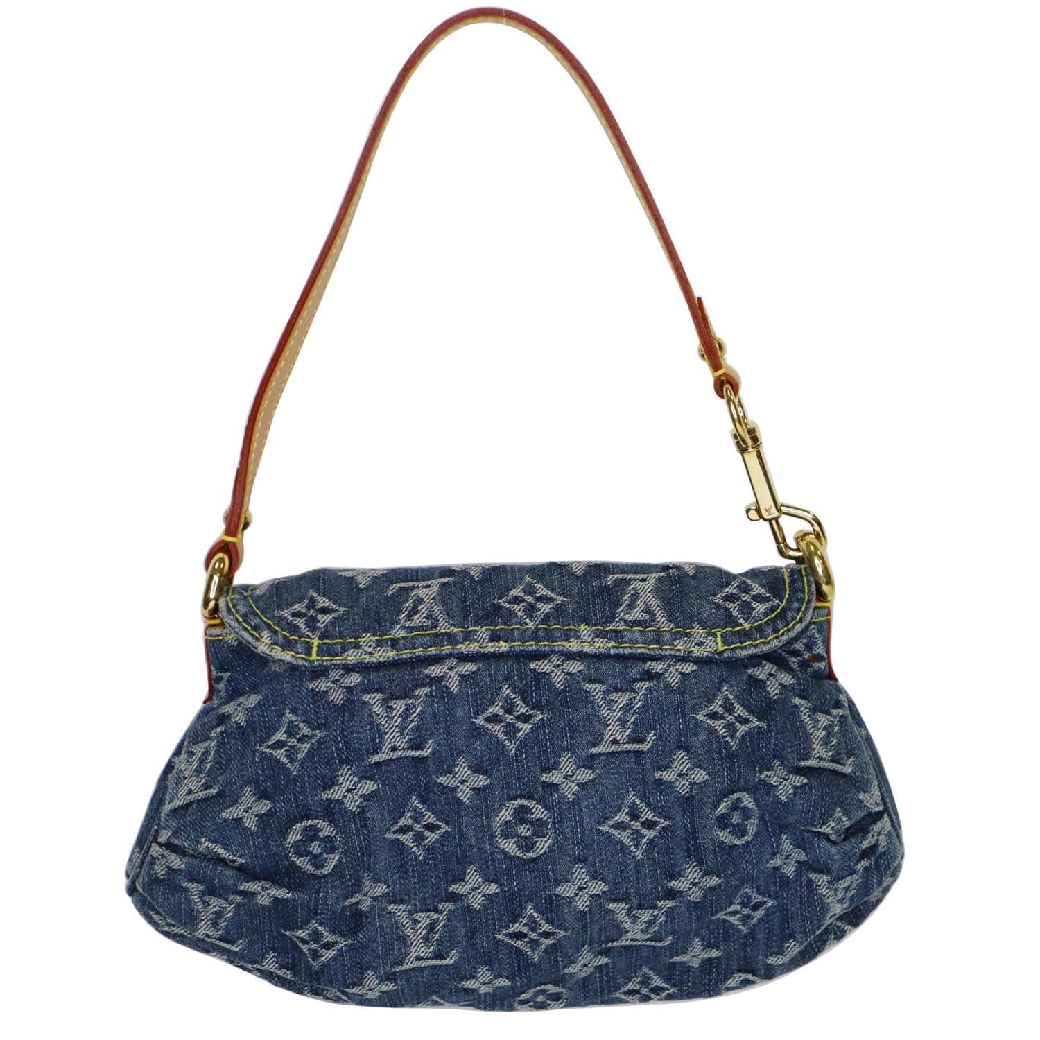 Louis Vuitton 2006 Pre-owned Denim Monogram Pleaty Handbag - Blue
