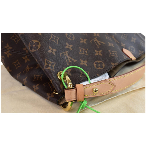 LOUIS VUITTON Graceful MM Monogram Canvas Shoulder Bag Brown