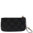 LOUIS VUITTON Pochette Key Cles Damier Graphite Coin Case Black