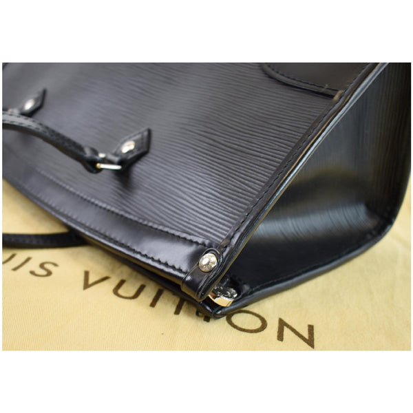 LOUIS VUITTON Madeleine PM Epi Leather Shoulder Bag Black