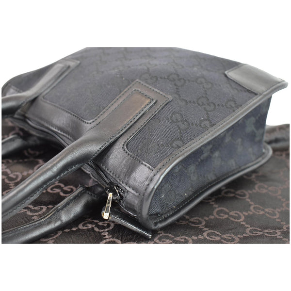 Gucci Micro GG Top Handle Leather Bag﻿ Black