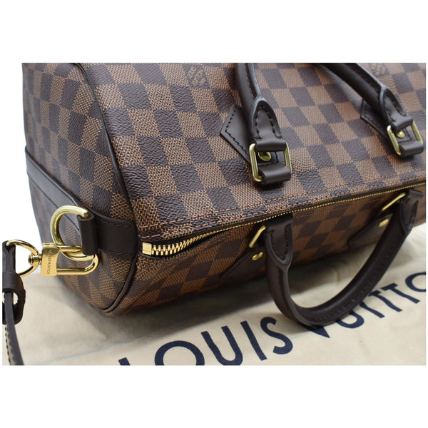 LOUIS VUITTON Speedy 30 Bandouliere Damier Ebene Shoulder Bag Brown