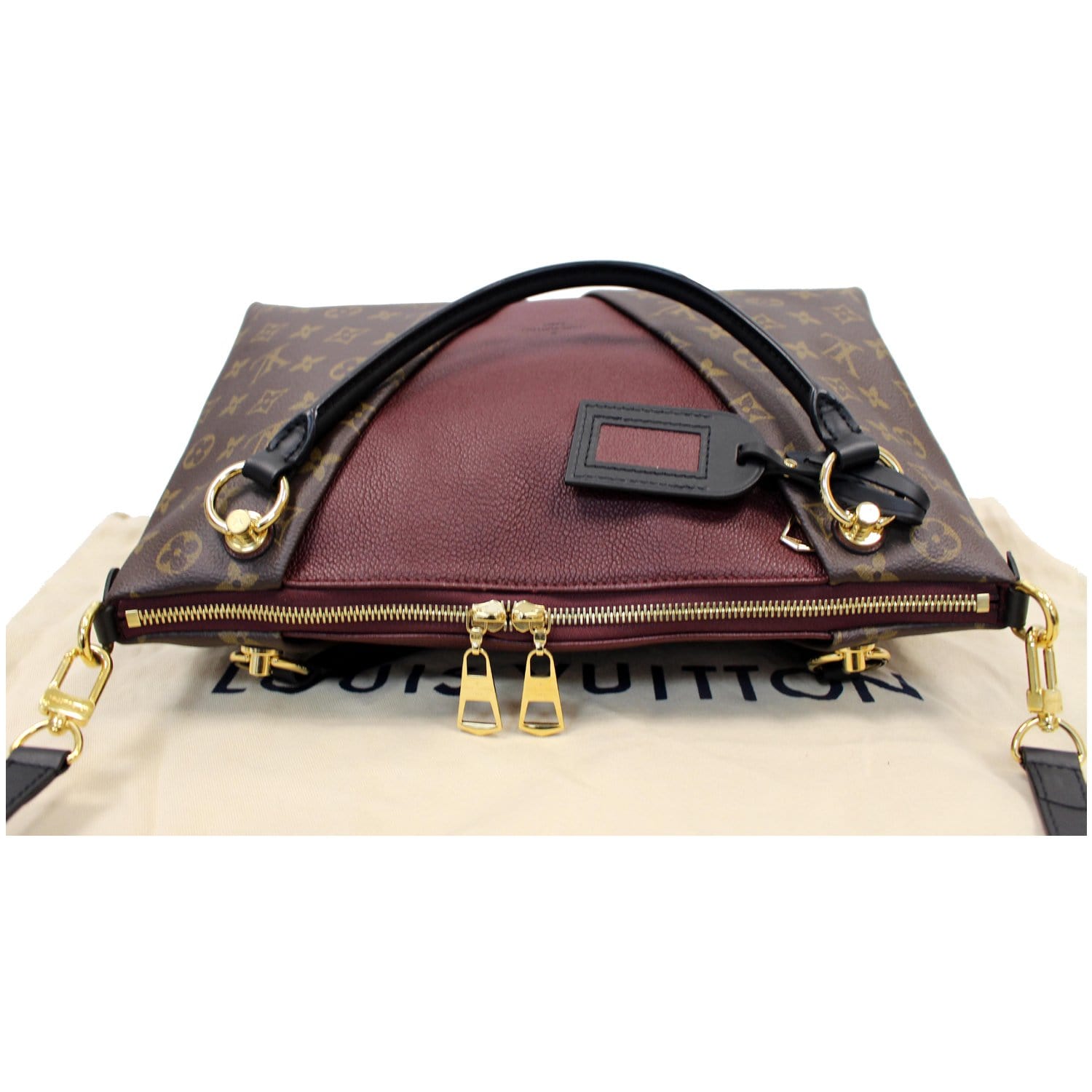 Louis Vuitton Monogram Bordeaux Leather Leather Brown Shoulder bag 601