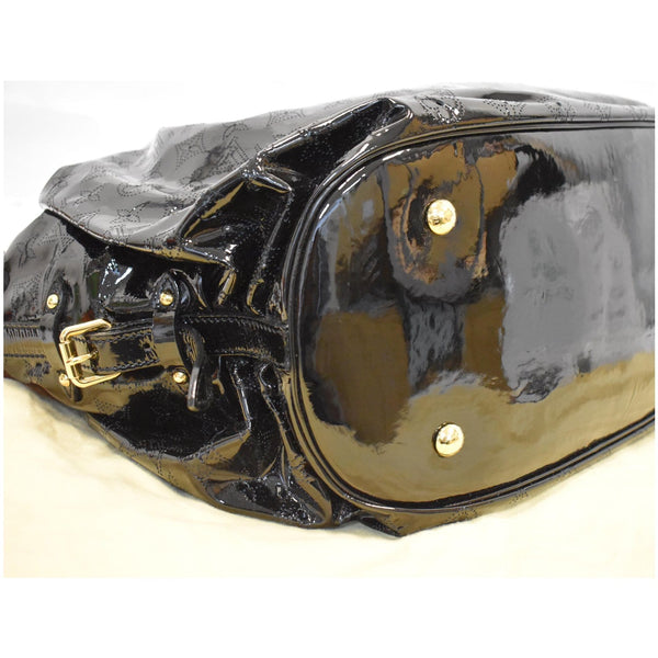 LOUIS VUITTON Mahina XL Patent Leather Shoulder Bag Black
