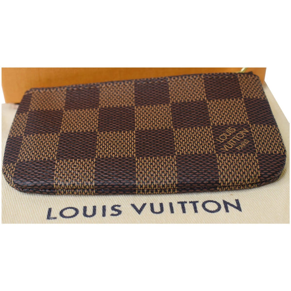 Louis Vuitton Pochette Key Cles Damier Ebene Coin Case - upside view