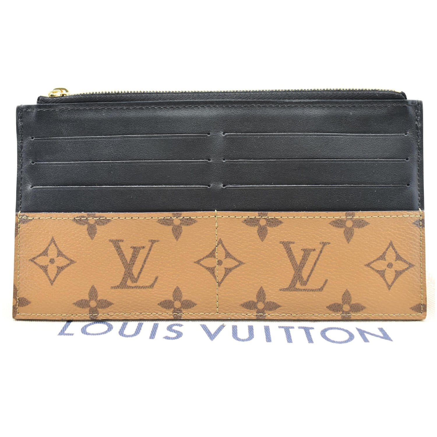 Louis Vuitton Reverse Slim Purse Wallet