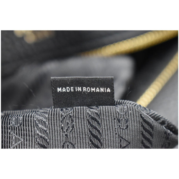 PRADA Vitello 1BA063 Phenix Leather Shoulder Bag Black