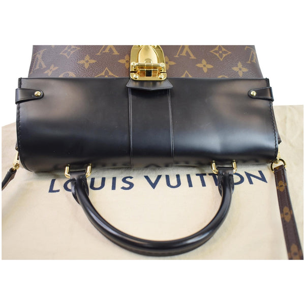 LOUIS VUITTON One Handle Flap MM Monogram Canvas Shoulder Bag Brown