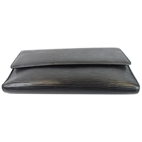 LOUIS VUITTON Porte-Tresor Epi Leather International Wallet Black