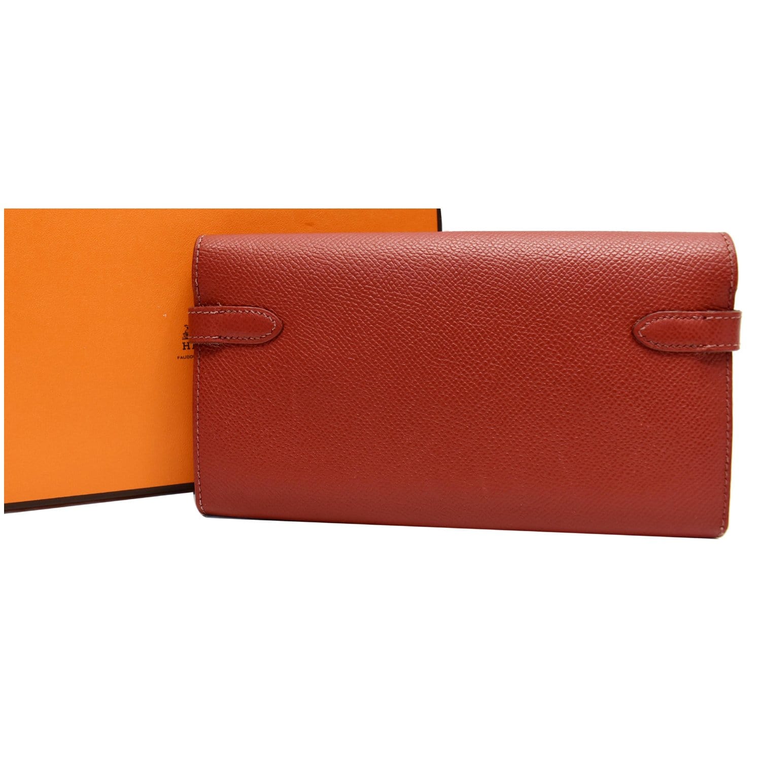 hermes wallet orange