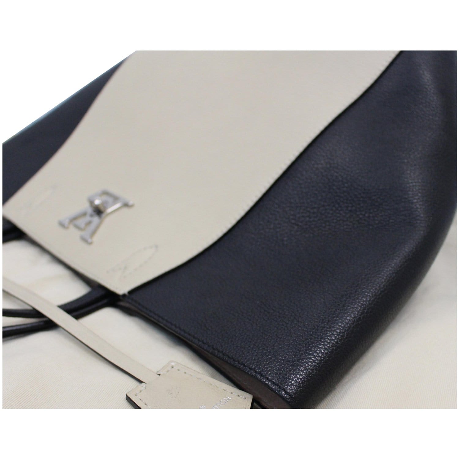 Louis Vuitton Lockme Cabas Black Tote Bag ○ Labellov ○ Buy and