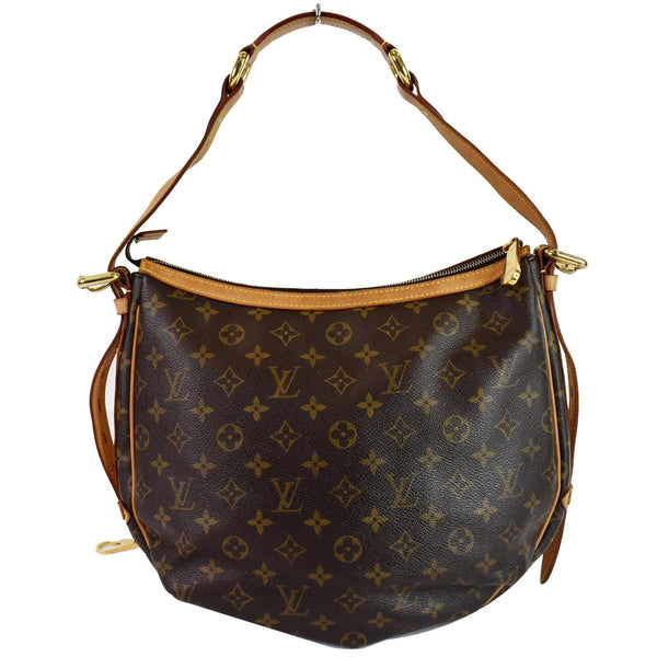 front side Lv Tulum GM Monogram Canvas Shoulder Bag