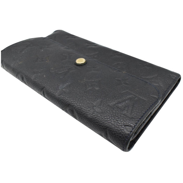 LOUIS VUITTON Virtuose Empreinte Leather Trifold Wallet Black
