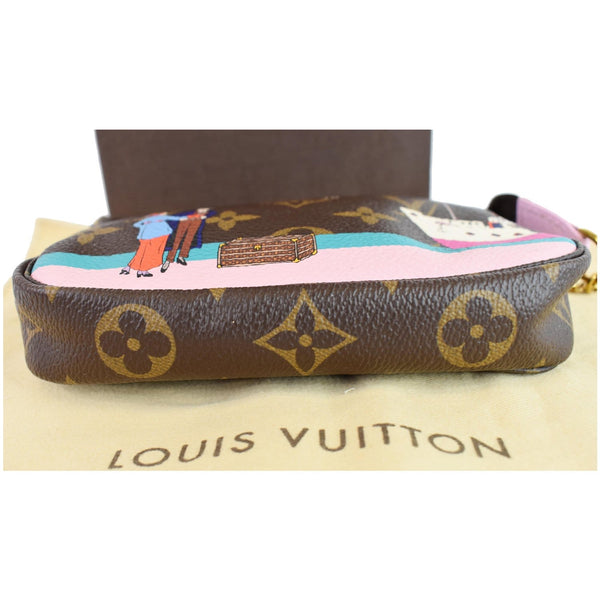 Louis Vuitton Animation Pochette Canvas Pouch brown