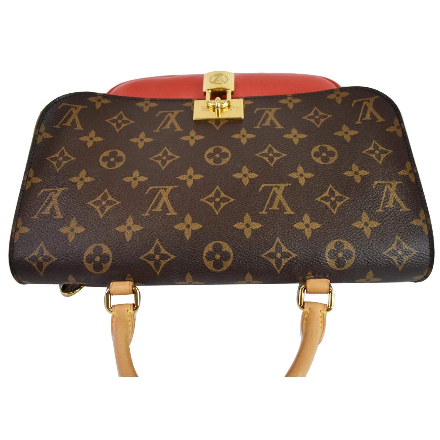 Louis Vuitton Marignan Monogram Canvas Leather Handbag