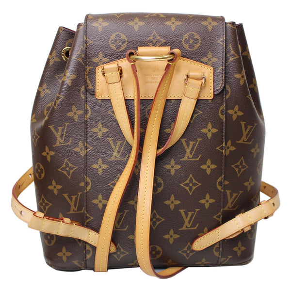 front look lV Montsouris NM Monogram Canvas Backpack