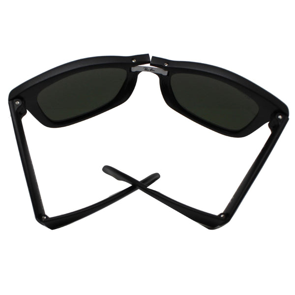 Ray-Ban RB4105 Wayfarer Folding Black Sunglasses interior