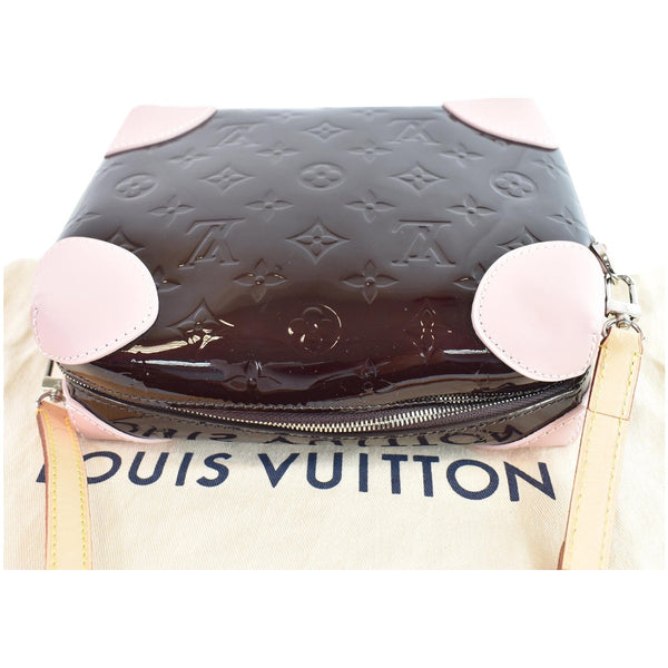 LOUIS VUITTON Venice Monogram Vernis Leather Shoulder Bag Amarante