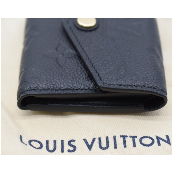 LOUIS VUITTON Monogram Empreinte Zoe Compact Wallet Black