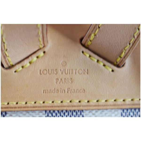 Louis Vuitton Sperone Damier Azur Backpack Bag White interior