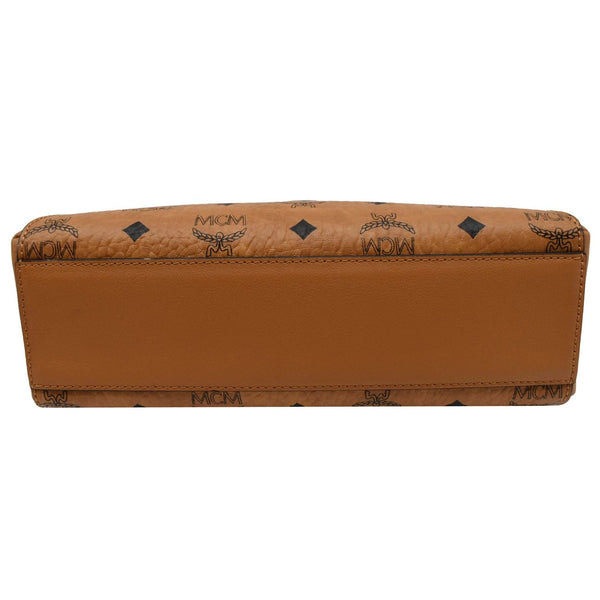 MCM Essential Small Visetos Crossbody Bag Cognac Buy Now