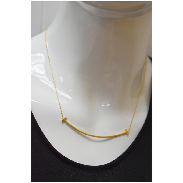 Tiffany & Co T Smile Large Pendant - Gold | Dallas Handbag