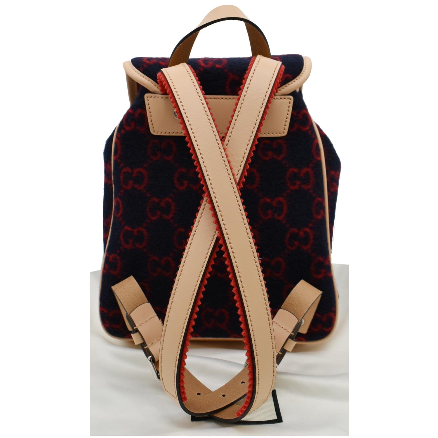 GUCCI Children's GG Supreme Wool Backpack Red 406398 - 10% OFF